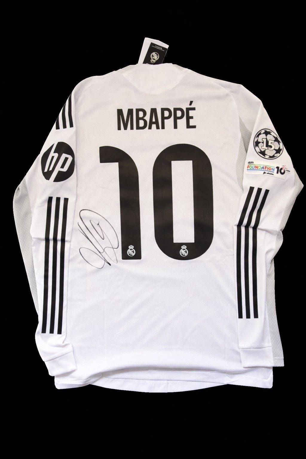 Maillot Kylian Mbappé signé — Real Madrid 🤍